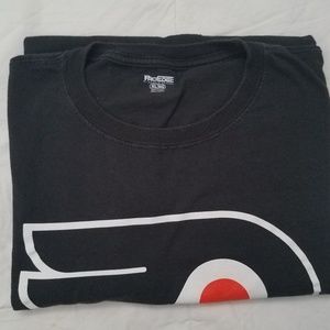 NHL PRO EDGE FLYERS BLACK TEE
